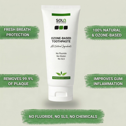 Natural Ozone Toothpaste | Eliminates 99.9% Of Plaque